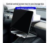 Compartimento de almacenamiento para la pantalla de control central del Tesla Model 3/Y - Accesorio para coche ModeL3/Y dedicated screen storage box negro