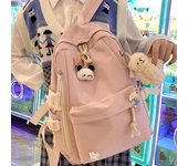 Mochila escolar impermeable de viaje negra para niñas, nueva mochila de nailon para ordenador portátil, moderna y bonita mochila universitaria para mujer