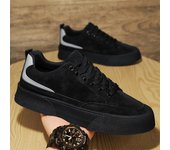 Zapatos de hombre Verano 2024 Nuevos zapatos de tabla de moda Versátiles para hombre con cordones que aumentan la altura Suela suave Zapatos deportivos de ocio para hombre 39 gris