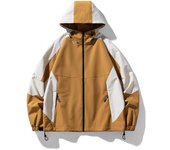 Chaqueta juvenil para hombre, mono rígido de montaña, abrigo con capucha, nueva chaqueta de otoño e invierno M