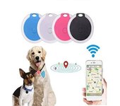 Rastreador de mascotas portátil antirrobo, localizador GPS ligero para perros de compañía, rastreador compatible con Bluetooth, suministros para perros