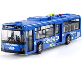 Autobús de simulación de alta calidad, tamaño grande, resistente a caídas, ligero, música, modelo de autobús de inercia, coche de tracción trasera, juguetes educativos, regalos rojo