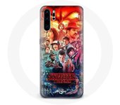 Coque pour Huawei P30 Pro Stranger Things Teaser Saison 4 Affiche Personnages Art