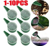 1-10 sembradoras de semillas de plantas, 5 limas ajustables, multifuncionales, de mano, para jardinería, herramienta de siembra