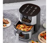 Freidora eléctrica doméstica de 7L Freidora de aire de gran capacidad de 7L Horno eléctrico integrado Freidora de aire Airfreer Freidoras de aire de 220 V con bajo nivel de aceite UK