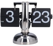 Reloj de cuarzo con giro automático, estilo retro, moderno y único, con hora precisa y cambio de página para el hogar.