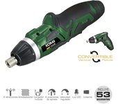 Atornillador a Batería REVERSIBLE 3,6V LITIO 1300mAh con 53 Accesorio 17,5x14,8cm KOMA TOOLS
