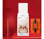 Papel fotográfico para impresora de bolsillo Xiaomi 1S, impresiones instantáneas de 3 pulgadas, 50 hojas blanco