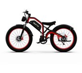 Ebike N26  48V 20AH Samsung battery 750W*2 dual electric motor ebike 5-speed multifunction LCD display oil disc brake mountain electric bicycle rojo