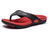 2024 Zapatillas para hombre, zapatos de gran tamaño, moda, masaje, verano, sandalias para hombre, zapatos de playa planos de alta calidad, chanclas antideslizantes para hombre 40