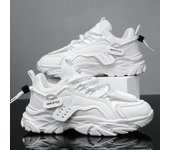 2024 nuevas zapatillas de plataforma de lujo para hombre, zapatillas de correr de moda para hombre, zapatos para hombre con mayor transpirabilidad, zapatillas con cordones para hombre 39 blanco