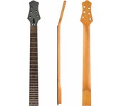 Mástil de guitarra de 24 trastes y 25,6 pulgadas, mástil de arce mate, diapasón de palisandro, mástil de guitarra LP de repuesto