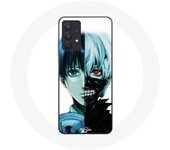 Coque Maniacase pour Samsung Galaxy A32 4G Tokyo Ghoul Visage Moitié