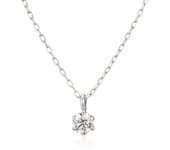 Collar de diamantes en oro blanco de 18 quilates DS20096WG [D-COLLECTION] D-COLLECTION 0,2 ct
