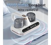 El esterilizador UV es adecuado para camas y colchones de sofá.. Tiene una función de aleteo automático.. Puede succionar eficazmente ácaros, chinches, blanco perla