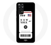 Coque pour Xiaomi Redmi Note 11 4G Billet d'avion New York