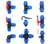 1 pieza de válvula de bola con núcleo de plástico metálico, accesorios de tubería, acoplador de púas para manguera, agua, aceite, aire, gas y combustible 20mm coupling