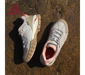 HUMTTO-zapatos de senderismo para mujer, zapatillas deportivas transpirables y resistentes al desgaste para exteriores, con cordones, escalada, Trekking, zapatillas de deporte para mujer 36 arena/color rosa