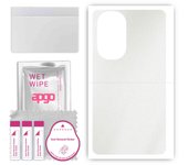 apgo Protective Skin Sticker for the back compatible with Motorola Edge 30 Pro, Wrap Film, Foil, Vinyl - Pattern Matte Transparent