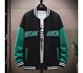 Uniformes de béisbol Nuevas chaquetas con capucha de otoño e invierno para hombres, estudiantes de secundaria, chaquetas, cárdigans para jóvenes M