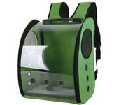 Transportín para pájaros portátil y transpirable, adecuado para pájaros medianos y pequeños, cómodo y resistente verde