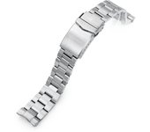Correa de reloj de metal de 20 mm con brazalete Oyster de acero inoxidable y cierre en V para Seiko Mini Turtle SRPC39K1 y otros SRPC35K1, SRPC37K1,