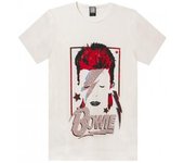 Camiseta amplificada para hombre Aladdin Sane David Bowie XXL