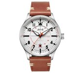 Reloj automático para hombre AVI-8 Hawker Hurricane Kent Newton con esfera blanca AV-4094-01 blanco