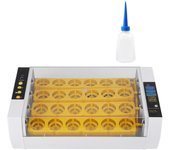 Incubadora digital automática de 24 huevos con control de temperatura para pollitos