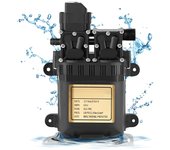 Bomba de agua portátil de doble motor de 12 V, bomba de diafragma, interruptor de presión incorporado, presión de 1,1 MPa, 8,0 LPM type-1