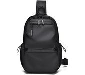 Bolso de pecho para hombre nuevo de 2024, tendencia de moda, bolso cruzado informal, mochila pequeña deportiva, bolso de hombro de gran capacidad, cartera gris