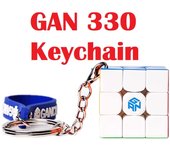 GAN330 Keychain Cube 3x3x3 Magic Cube 3x3 Speed Cube Puzzle Gans 3x3x3 Cube GAN 330 Mini 30MM Tamaño Magic Cube juguetes