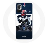 Coque pour Xiaomi Redmi Note 10 5G Formule 1 Max Verstappen Pilote automobile F1 Bleu