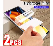 2 uds HD película de hidrogel ultrafina para IPhone Samsung Huawei Xiaomi Redmi Meizu OnePlus OPPO Vivo Protector de pantalla del teléfono OnePlus 9 Pro transparente