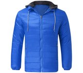 Hombres Abrigo de Invierno Cálido Slim Fit Abrigo Grueso Chaqueta Casual Ropa de Abrigo Blusa Superior M rojo