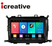 Icreative Car Radio Video Stero reproductor Multimedia Monitor para Kia Carens 2013 - 2018 Android Auto navegación GPS unidad principal HU Autoradio