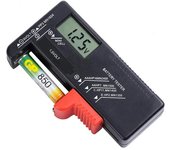 Testeur de Piles Universel para AA, AAA, C, D, 9V y Piles Boutons