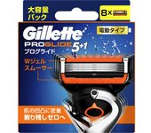 P&G Japan Gillette ProGlide Power 8 replacement blades Men's Replacement Blades Razors for Men Place the used blade in an empty space in the case and