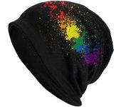 Invierno cálido Arco Iris LGBT gorro lésbico mujer gorro holgado Cool Orgullo Gay esquí al aire libre Skullies gorros gorra para mujeres Unisex Skullies Beanie Hat