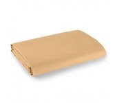 Drap plat 100% Coton / 57 fils/cm² - Taupe - 180 x 290 cm pour lit 1 place