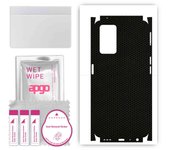 apgo Protective Skin Sticker for the back+sides compatible with Oppo A96 4G, Full Wrap Film, Foil, Vinyl - Pattern Matrix