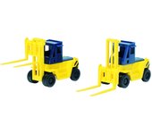 Carretilla elevadora escala N TOMIX amarilla 2 unidades 3517 suministros para modelismo ferroviario
