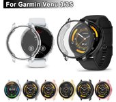 Protector de pantalla inteligente, carcasa protectora completa, nueva funda de TPU para Garmin Venu 3/3S for Venu 3S transparente