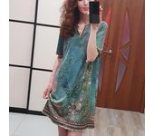 Vestido de fiesta Vestido con tacto de piel Poliéster Popular Primavera Verano Mujer Vestido relajado de una línea para mujer 2XL rojo