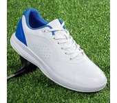 Zapatos de golf impermeables antideslizantes profesionales Zapatillas de golf ligeras para hombres 36 azul/blanco