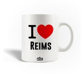 Mug en Céramique I Love Reims France