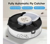 Trampa eléctrica para moscas, repelente automático de plagas, matamoscas, para interior y exterior, para uso doméstico