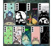 Totoro Studio Ghibli Anime funda de teléfono suave para Samsung Galaxy S23 S22 Ultra S21 Plus S20 Fe S10 Lite S9 S8 + S10e S7 Edge Patter Samsung S23 Ultra