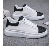 Zapatillas de deporte de malla transpirables de verano para Hombre, zapatos planos vulcanizados cómodos, zapatos ligeros con cordones para correr, Zapatillas para Hombre 39