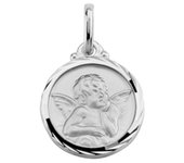 Altesse [B9513] - Pendentif Argent 'Petit Ange' argenté (rhodié) - 15 mm plata